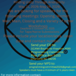 Revised flyer for convention speakers